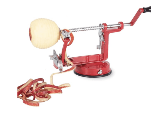 Apple Peeler, Apple Peeler Slicer Corer 3 in 1 Slinky Machine Durable Heavy Duty Die Apple Peelers With Suction base